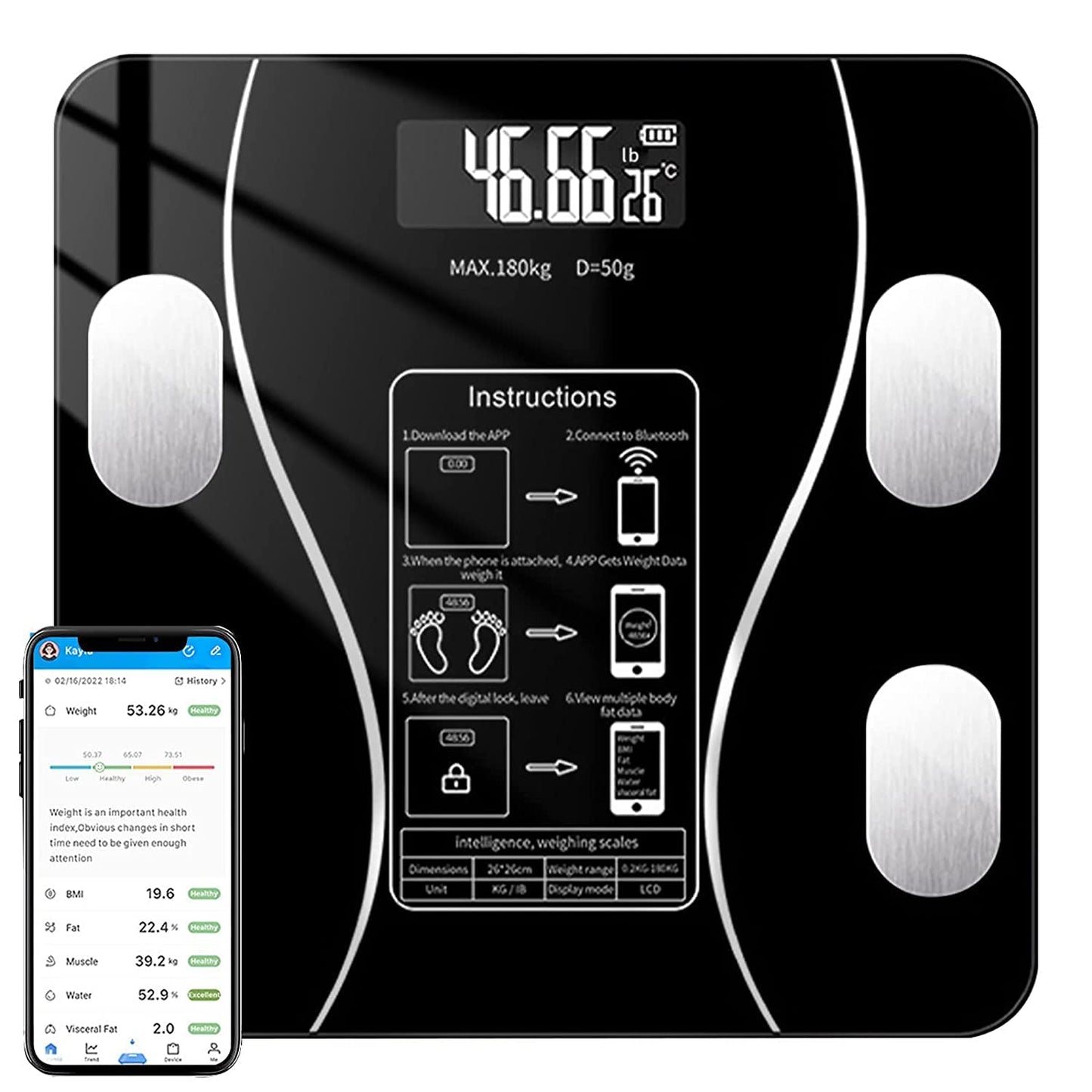 🧼 Báscula Bluetooth