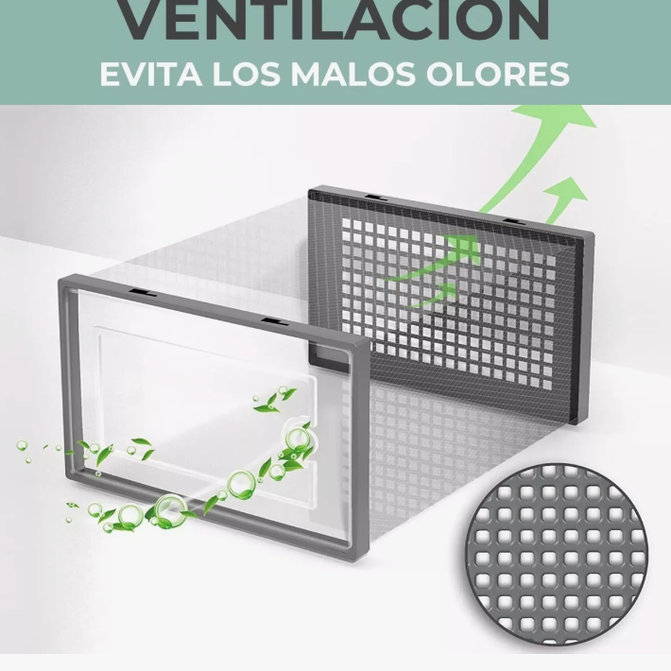 🧼 Cajones Organizadores para zapatos x6