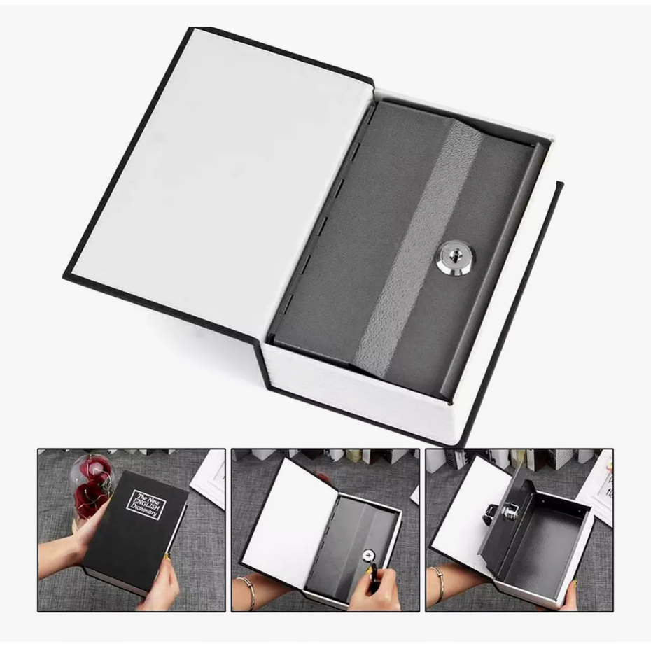 🧼 Caja fuerte en forma de libro