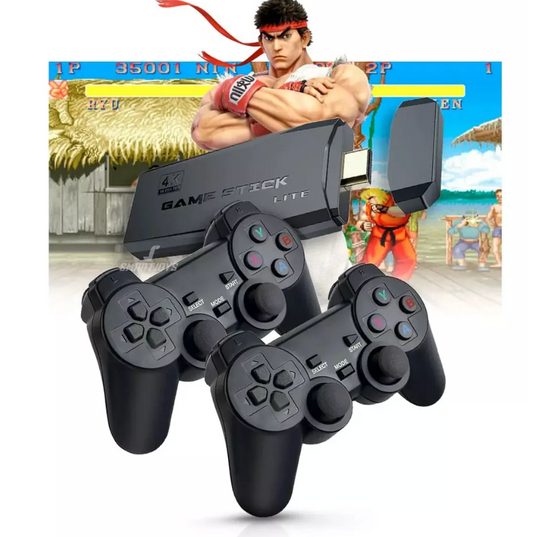 🎯 Doble Mando Juegos Retro 10000+ Inalámbrico 64g