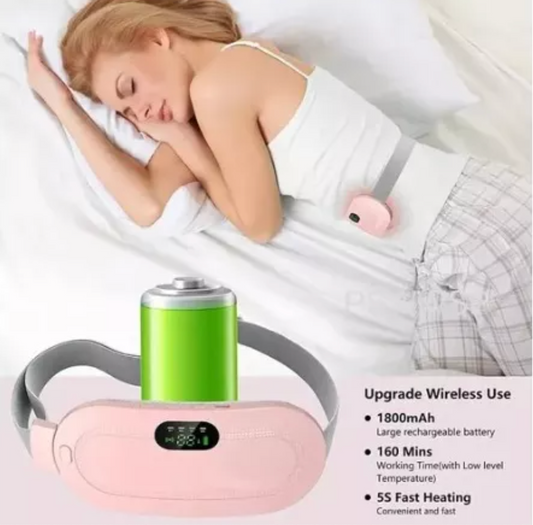 🎯 Cinturón Almohadilla Térmica Para Aliviar Cólicos Menstruale