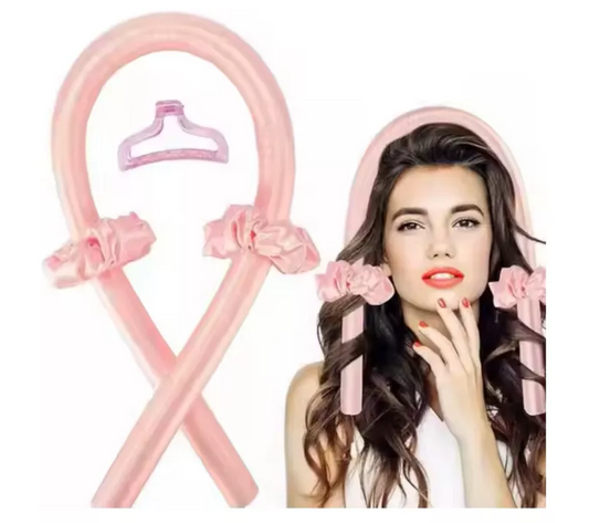 💕 Tubo rizador en satin sin calor