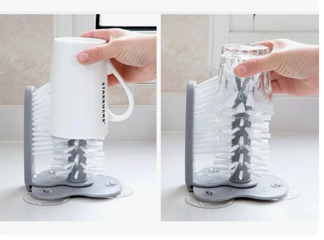 💕Cepillo Limpieza Vasos Botellas Biberón Churrusco Adherible