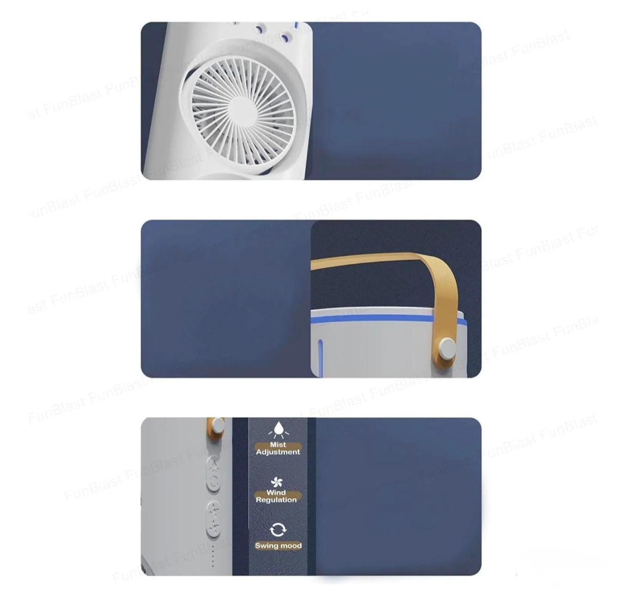 🍇 Humidificador / ventilador doble