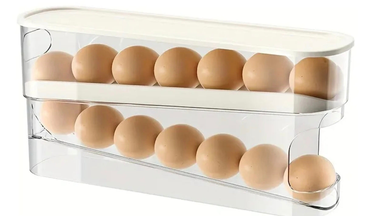 🍇 Dispensador de huevos 2 niveles