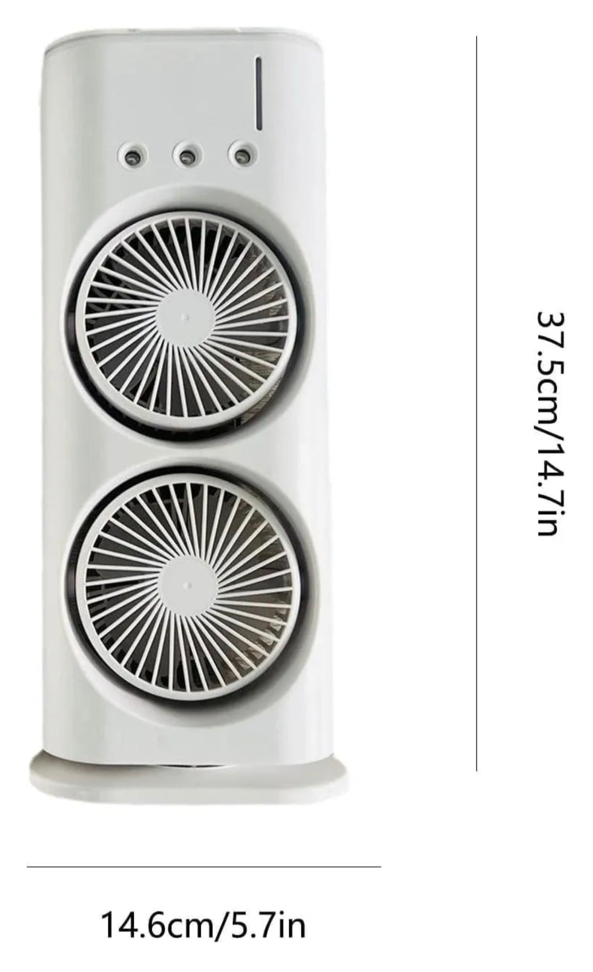 🍇 Humidificador / ventilador doble