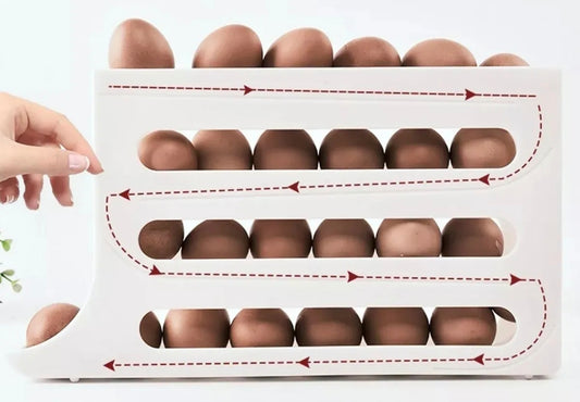 🍇 Dispensador de huevos 3 niveles
