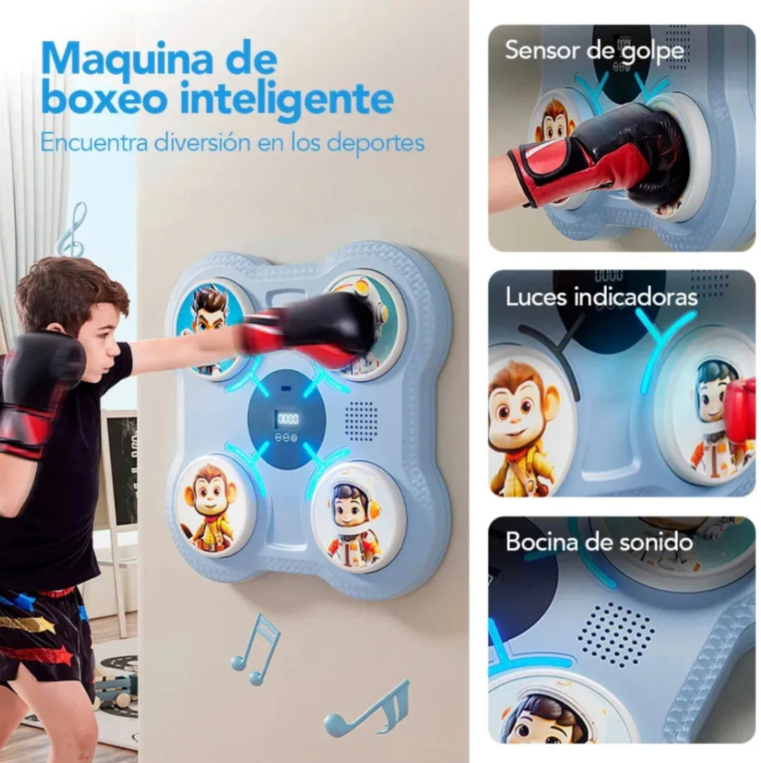 🎯 Máquina de boxeo infantil
