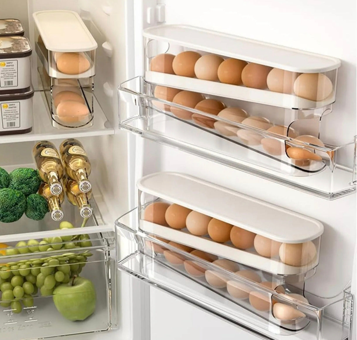 🍇 Dispensador de huevos 2 niveles