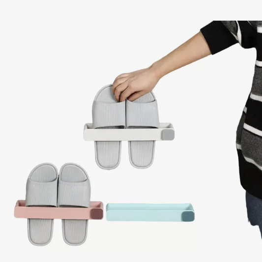 🦭Organizador Chanclas Zapatero Adhesivo Pared Puerta Entrada