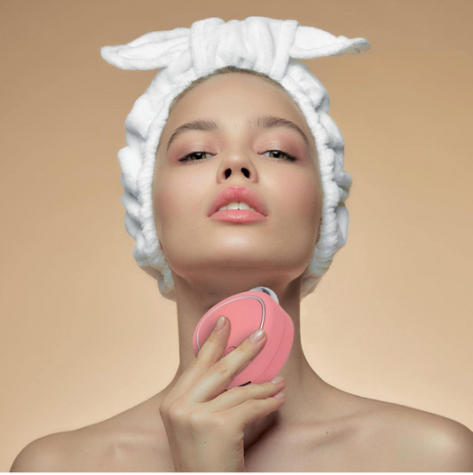 🦭Masajeador facial con microcorriente rodillo estiramiento