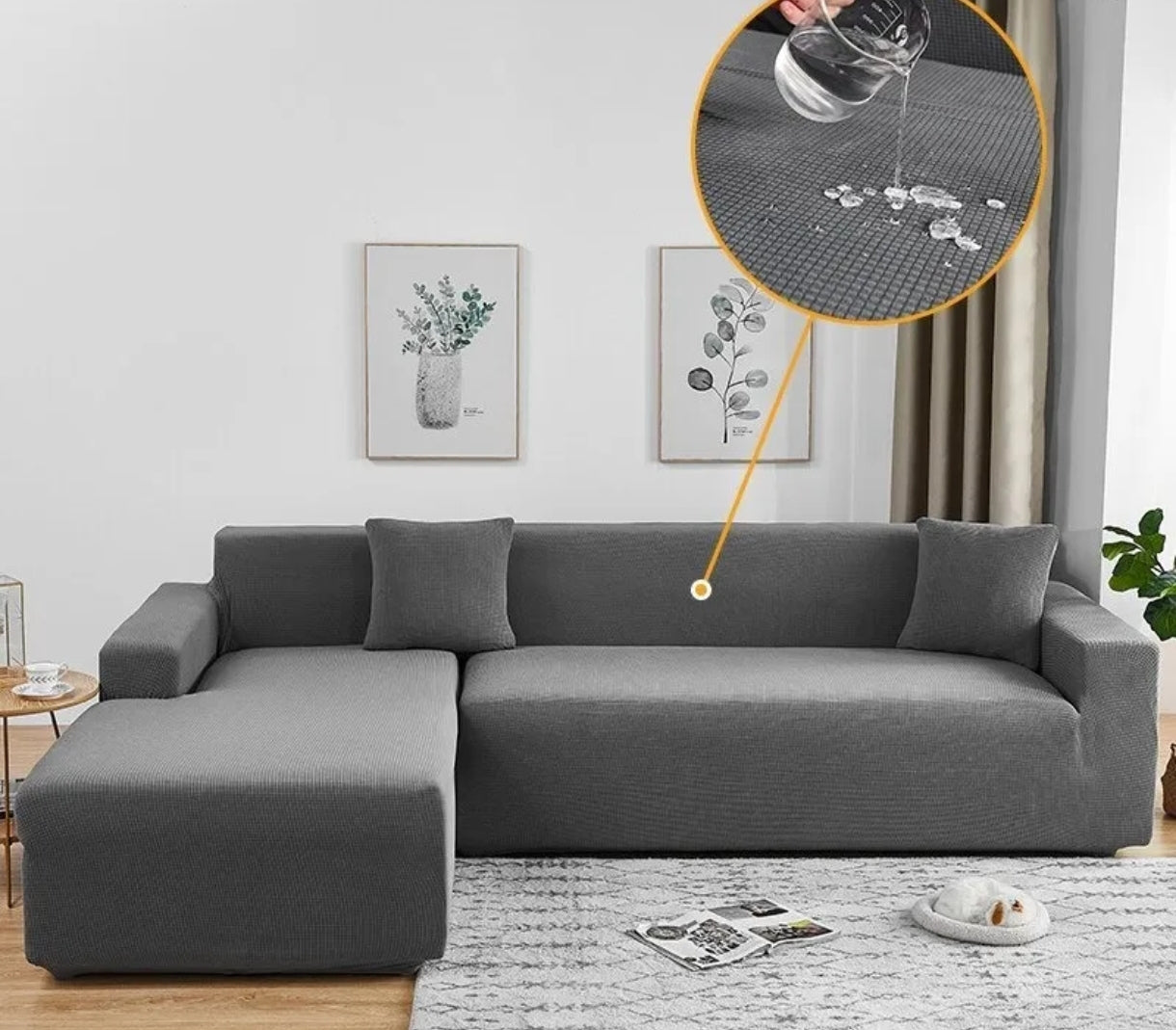 🧺Funda de sofa 3 puestos (95% poliéster, 5% Spandex - 180x230cm)